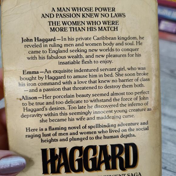 Haggard by Christopher Nicole 1st‎ Print 1980 Signet Paperback Romance READER - Picture 7 of 12